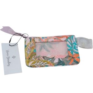Vera Bradley Rain Forest Canopy Zip ID Case NWT